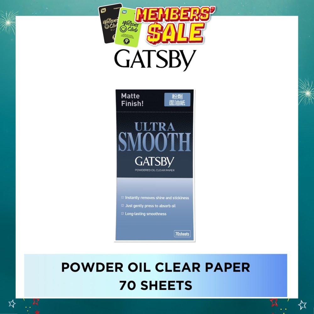 Powder Oil Clear Paper Sheet 70s