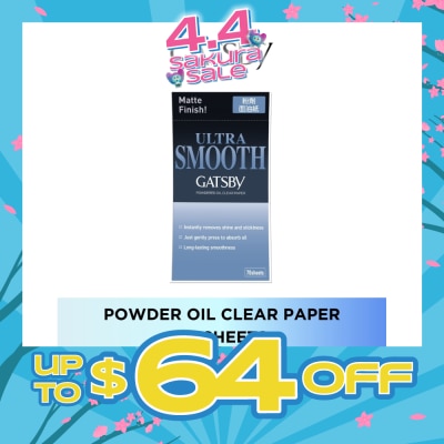 GATSBY - Powder Oil Clear Paper Sheet 70s