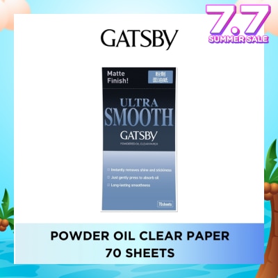 GATSBY Powder Oil Clear Paper Sheet 70s