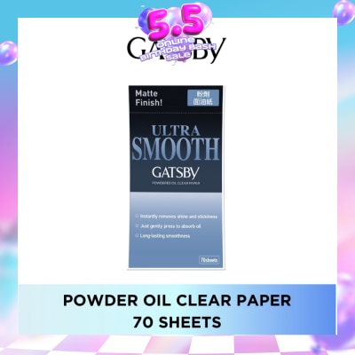 GATSBY - Powder Oil Clear Paper Sheet 70s