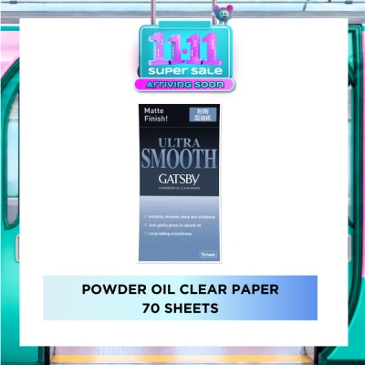 GATSBY Powder Oil Clear Paper Sheet 70s image