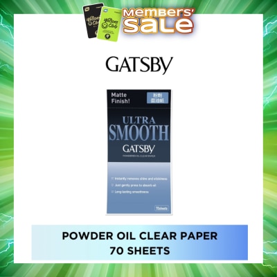 GATSBY - Powder Oil Clear Paper Sheet 70s