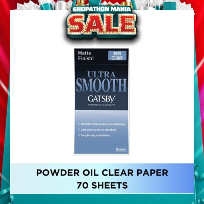 GATSBY - Powder Oil Clear Paper Sheet 70s