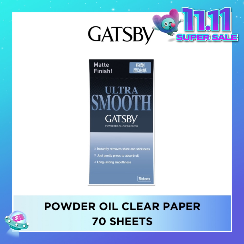 Powder Oil Clear Paper Sheet 70s