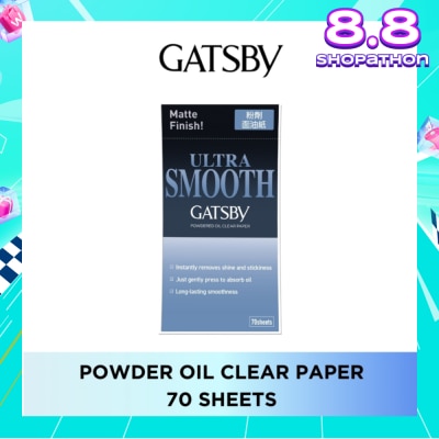 GATSBY Powder Oil Clear Paper Sheet 70s