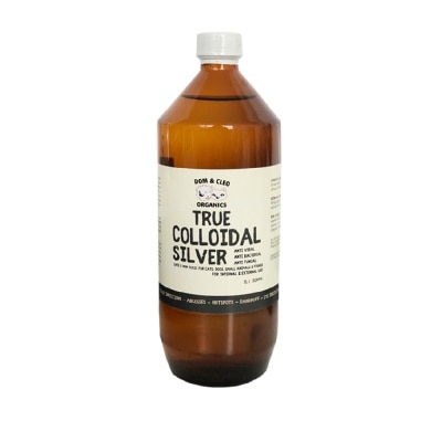 DOM & CLEO ORGANICS - True Colloidal Silver 1L