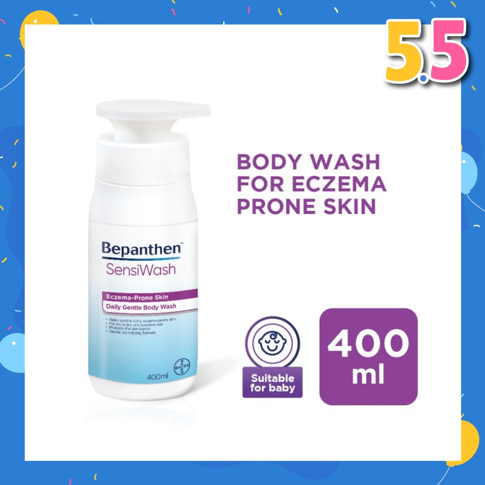 Sensiwash Daily Gentle Body Wash (For Eczema Prone Skin) 400ml