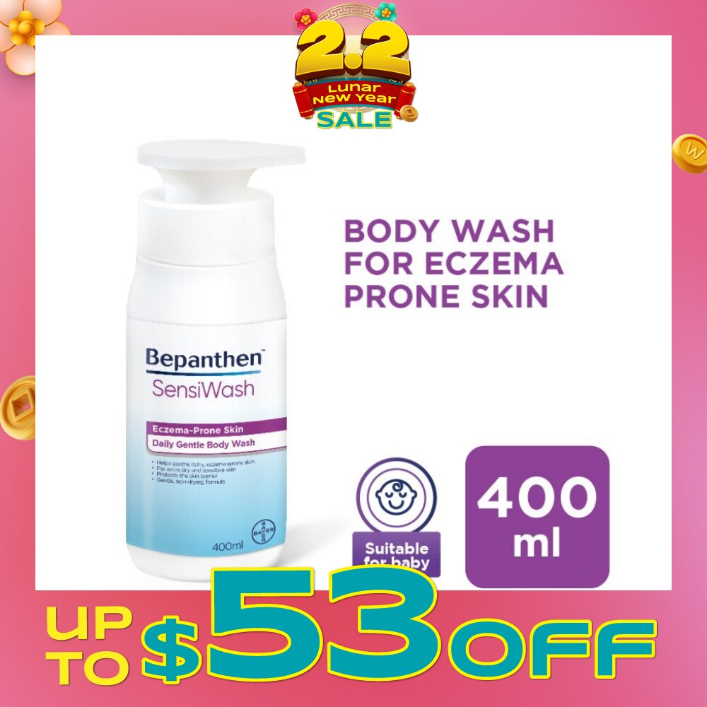 Sensiwash Daily Gentle Body Wash (For Eczema Prone Skin) 400ml