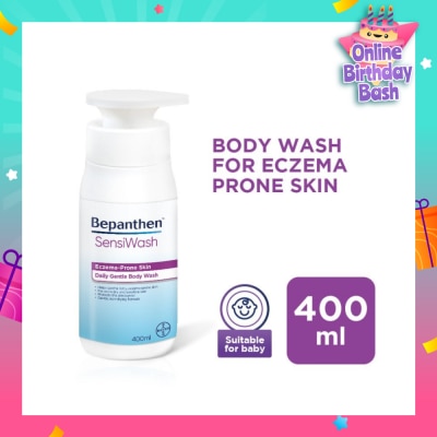 BEPANTHEN Sensiwash Daily Gentle Body Wash (For Eczema Prone Skin) 400ml