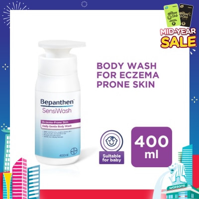 BEPANTHEN Sensiwash Daily Gentle Body Wash (For Eczema Prone Skin) 400ml