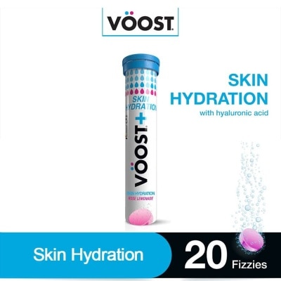 VOOST Skin Hydration Effervescent Tablet Rose Lemonade (Support Skin Hydration + Elasticity) 20s