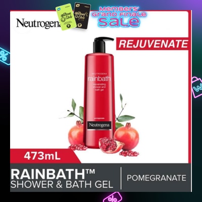 NEUTROGENA Rainbath Rejuvenating Shower And Bath Gel Pomegranate For Spa-Like Indulgence 473ml