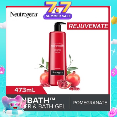 NEUTROGENA - Rainbath Rejuvenating Shower And Bath Gel Pomegranate For Spa-Like Indulgence 473ml