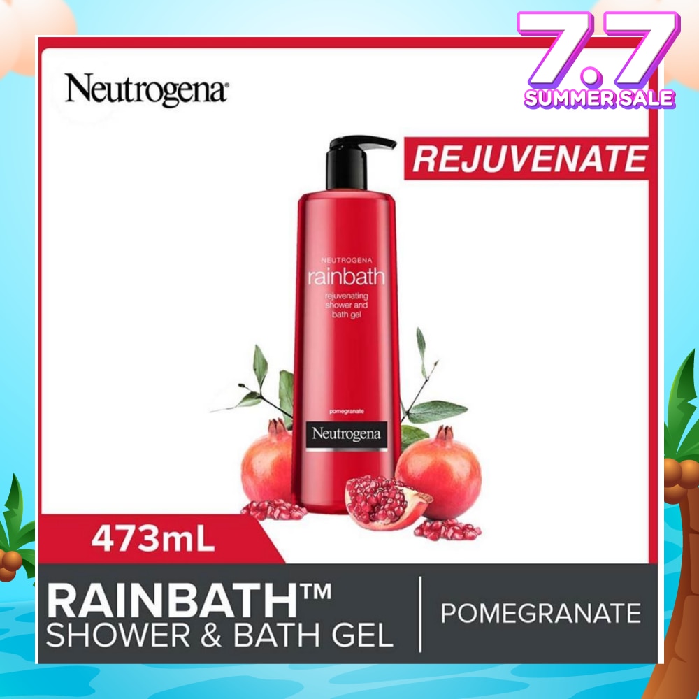 Rainbath Rejuvenating Shower And Bath Gel Pomegranate For Spa-Like Indulgence 473ml