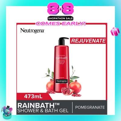 NEUTROGENA - Rainbath Rejuvenating Shower And Bath Gel Pomegranate For Spa-Like Indulgence 473ml
