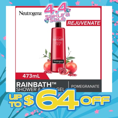 NEUTROGENA - Rainbath Rejuvenating Shower And Bath Gel Pomegranate For Spa-Like Indulgence 473ml