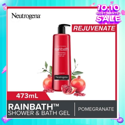 NEUTROGENA Rainbath Rejuvenating Shower And Bath Gel Pomegranate For Spa-Like Indulgence 473ml