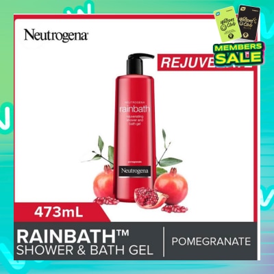 NEUTROGENA Rainbath Rejuvenating Shower And Bath Gel Pomegranate For Spa-Like Indulgence 473ml