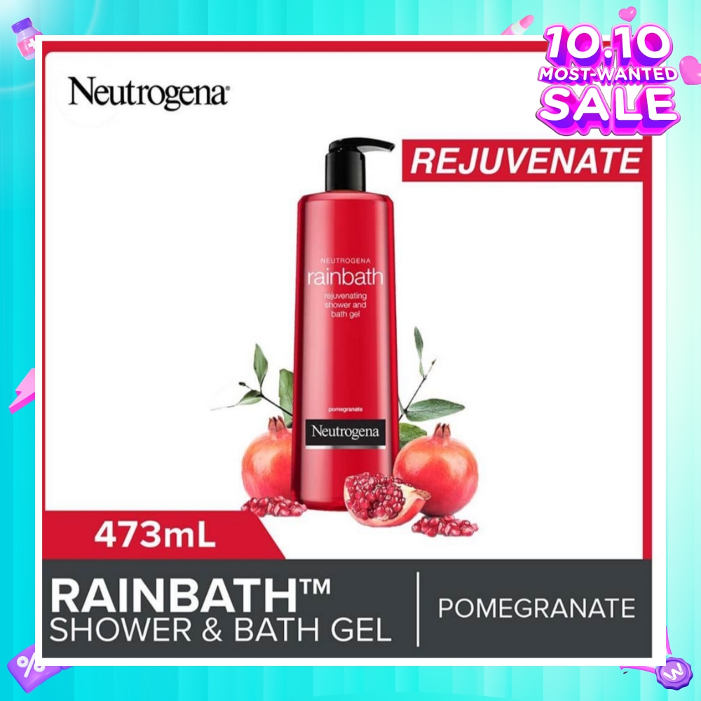 Rainbath Rejuvenating Shower And Bath Gel Pomegranate For Spa-Like Indulgence 473ml
