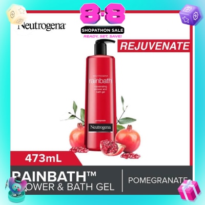 NEUTROGENA - Rainbath Rejuvenating Shower And Bath Gel Pomegranate For Spa-Like Indulgence 473ml