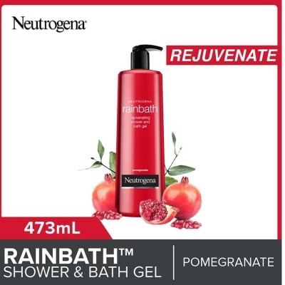 NEUTROGENA Rainbath Rejuvenating Shower And Bath Gel Pomegranate For Spa-Like Indulgence 473ml