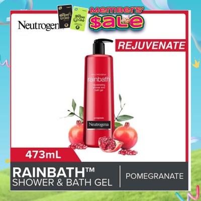 NEUTROGENA - Rainbath Rejuvenating Shower And Bath Gel Pomegranate For Spa-Like Indulgence 473ml