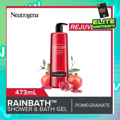 NEUTROGENA Rainbath Rejuvenating Shower And Bath Gel Pomegranate For Spa-Like Indulgence 473ml