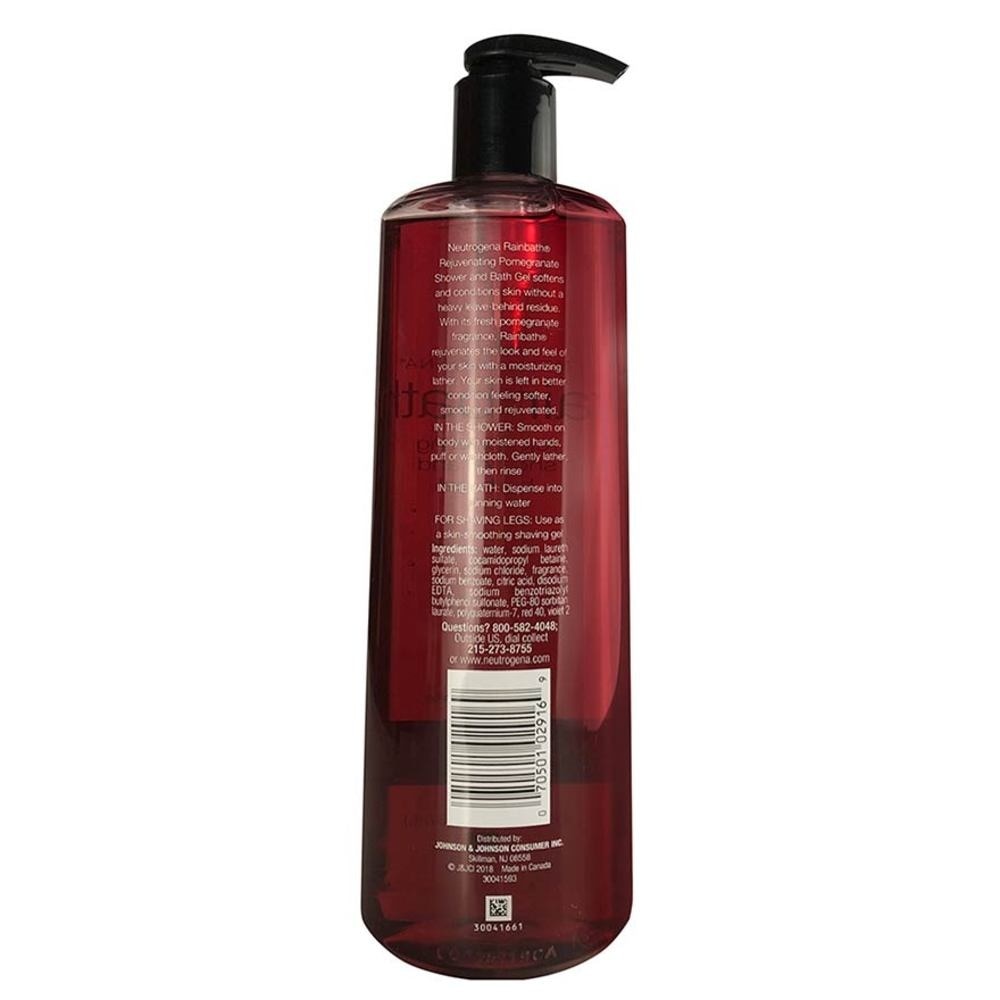 Rainbath Rejuvenating Shower And Bath Gel Pomegranate For Spa-Like Indulgence 473ml