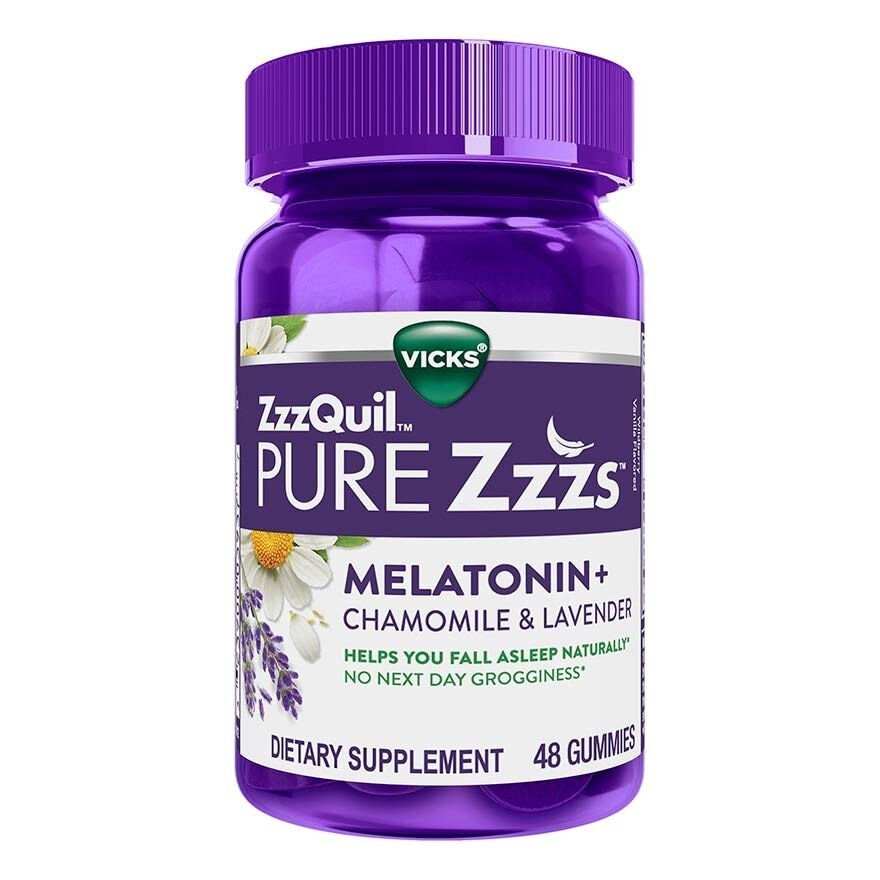 Pure Zzzs Melatonin Sleep Aid Gummies (Helps You Fall Asleep Naturally) 48s