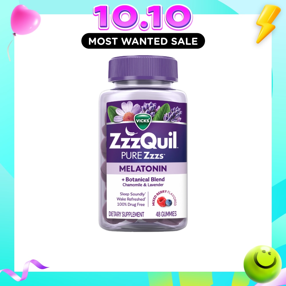 Pure Zzzs Melatonin Sleep Aid Gummies (Helps You Fall Asleep Naturally) 48s image