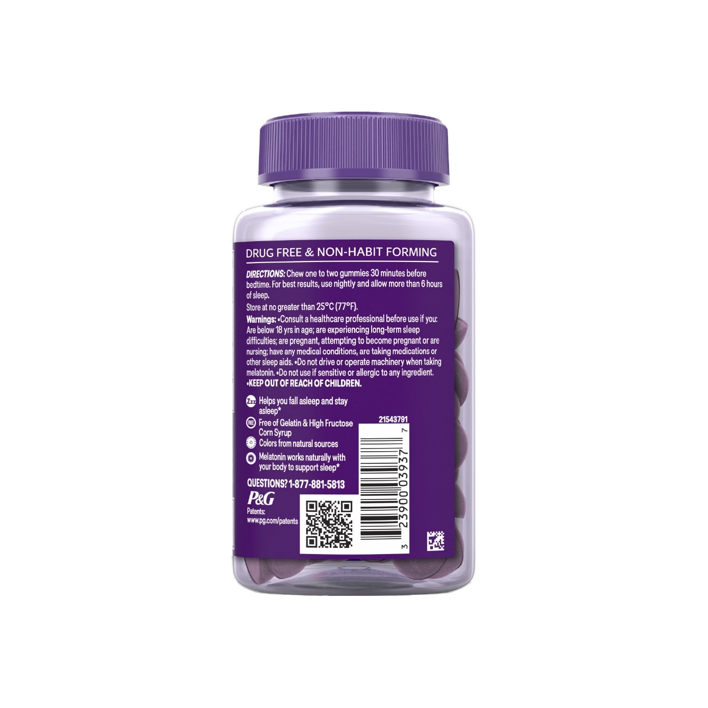 Pure Zzzs Melatonin Sleep Aid Gummies (Helps You Fall Asleep Naturally) 48s (Expiry: May`2027)