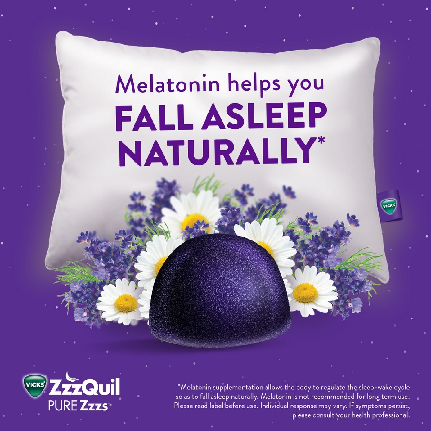 Pure Zzzs Melatonin Sleep Aid Gummies (Helps You Fall Asleep Naturally) 24s