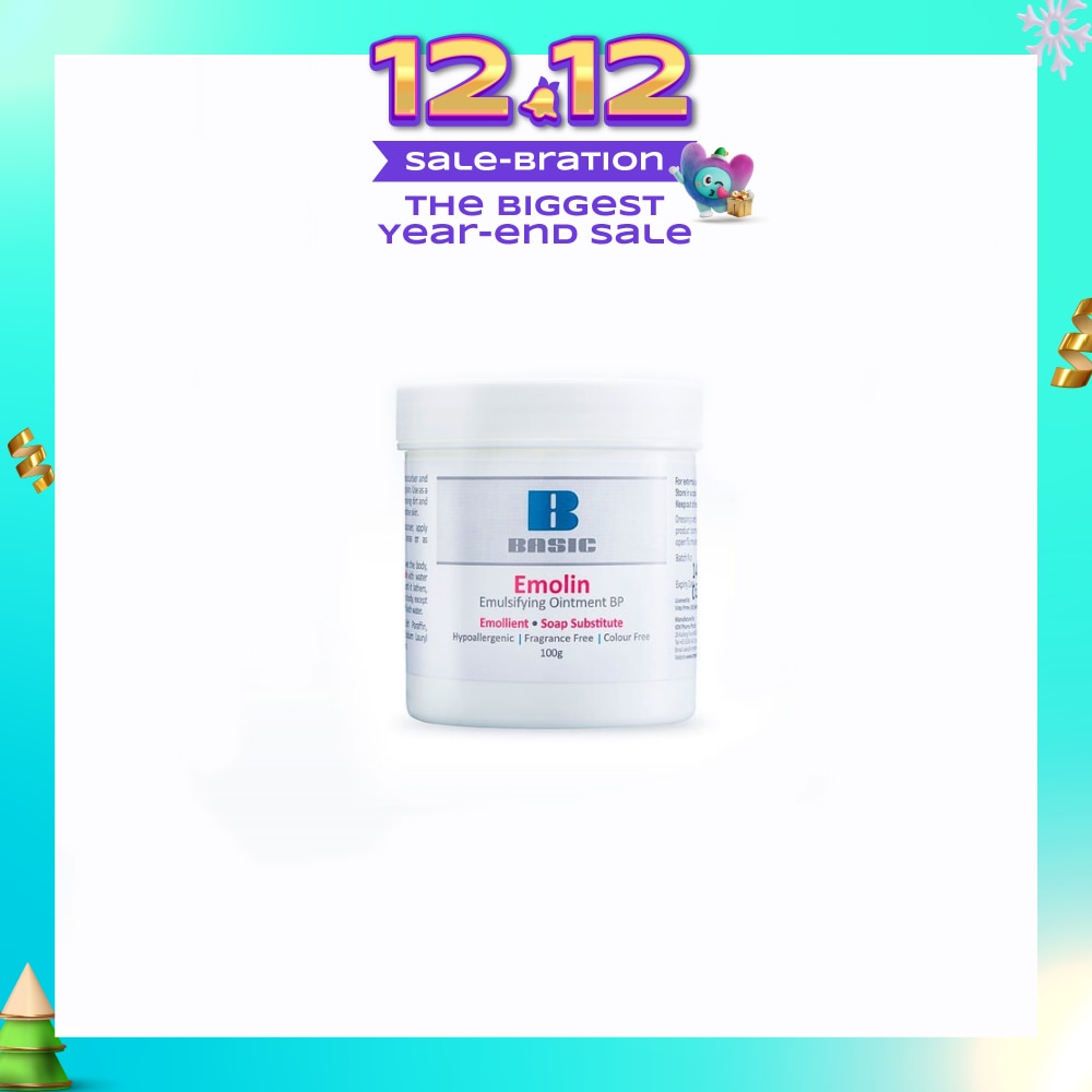 Basic Emolin Barrier Moisturiser (Suitable For Dry To Very Dry Skin) 100g