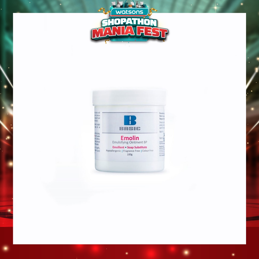 Basic Emolin Barrier Moisturiser (Suitable For Dry To Very Dry Skin) 100g