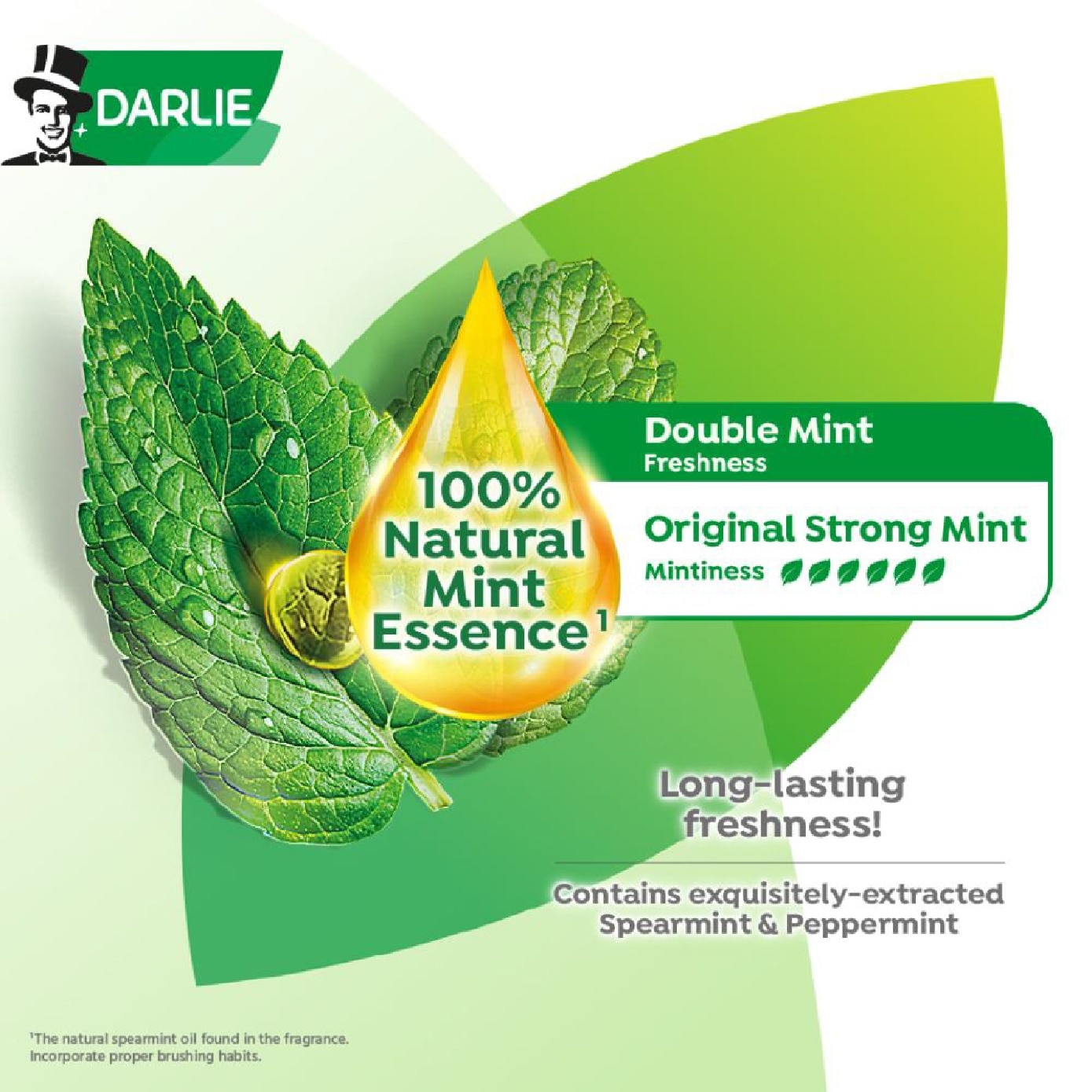 Double Action Fresh Protect 2-In-1 160g x 3s + Quby Glass Jar (Design Packed Random) 1s