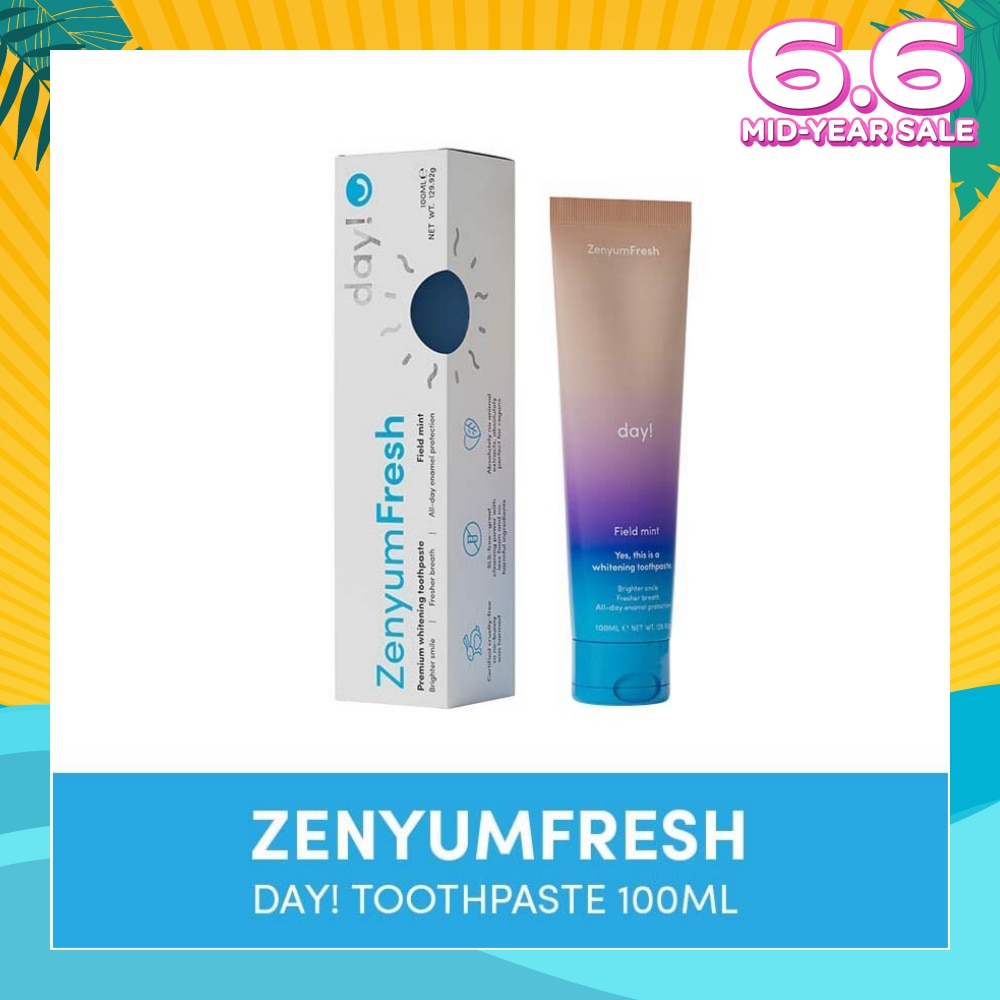 Fresh Day Toothpaste (Whitens And Reduces Staining) 100ml (Expiry: Jan`2026)