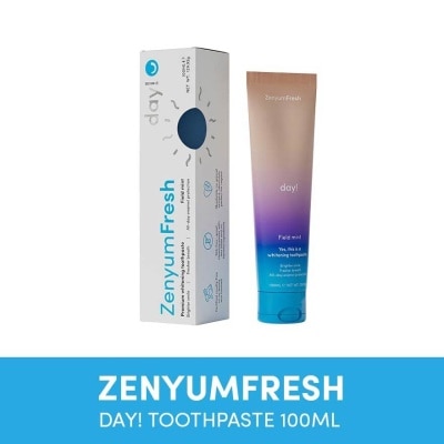 ZENYUM Fresh Day Toothpaste (Whitens And Reduces Staining) 100ml