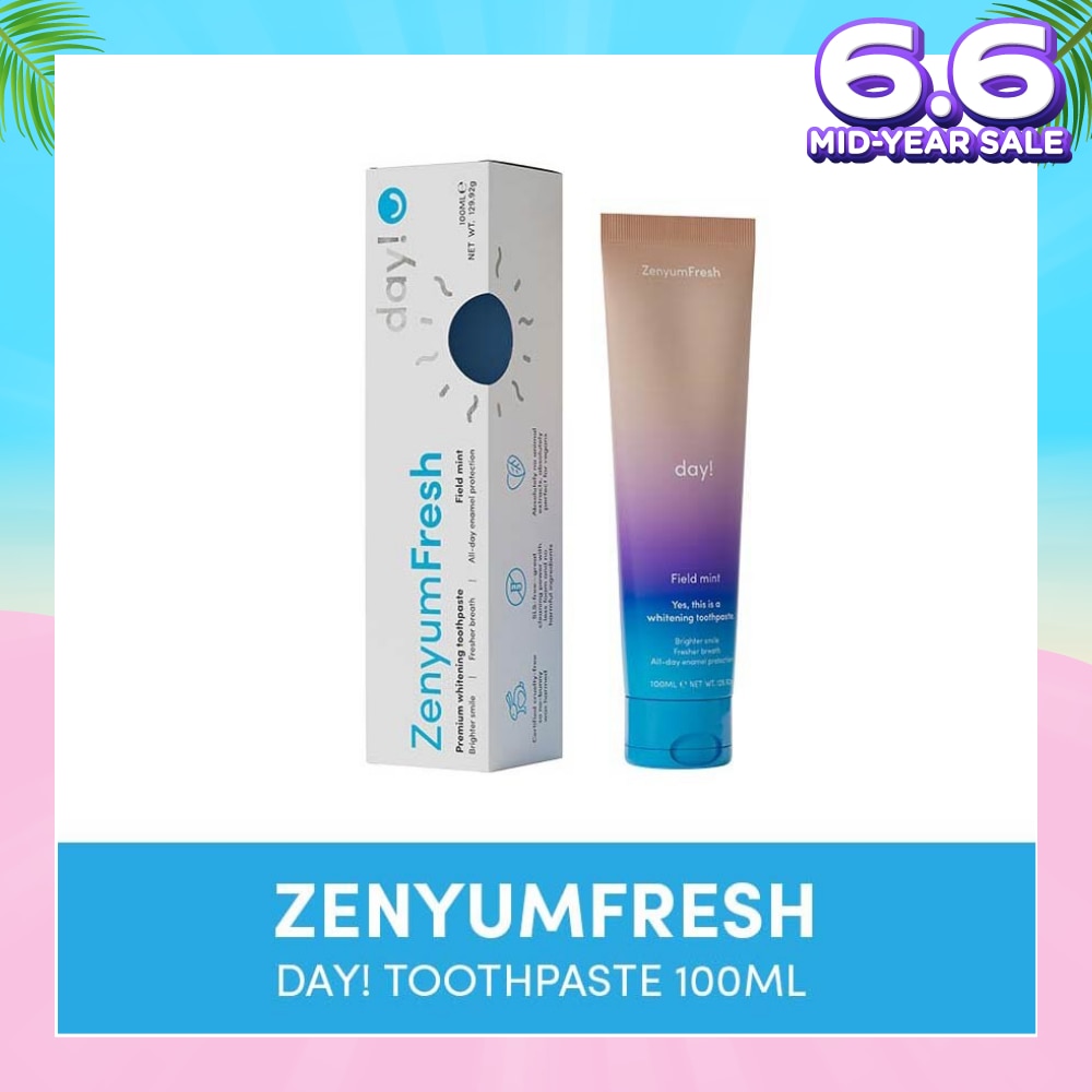 Fresh Day Toothpaste (Whitens And Reduces Staining) 100ml (Expiry: Jan`2026)