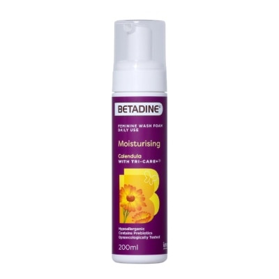 BETADINE® - Moisturising Calendula Daily Use Feminine Wash Foam 200ml