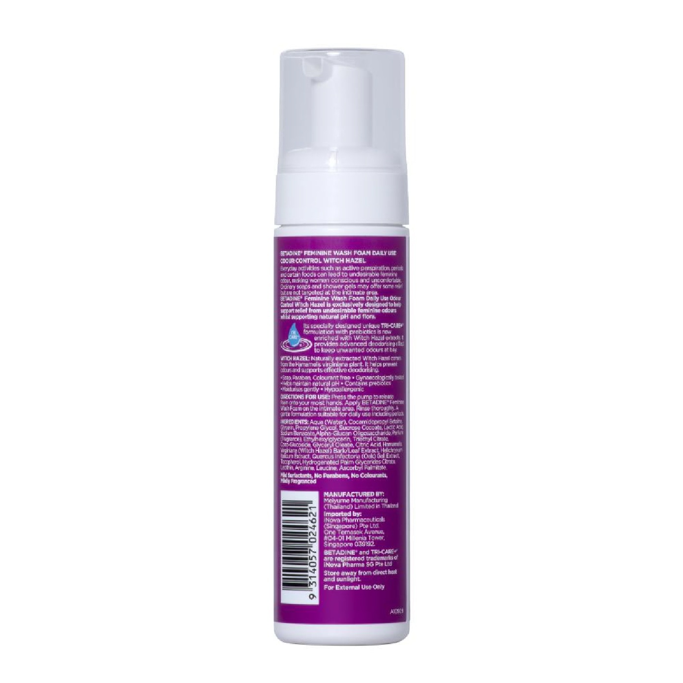 Moisturising Calendula Daily Use Feminine Wash Foam 200ml