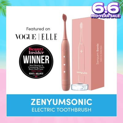 ZENYUM Sonic Electric Toothbrush (Matte Pink) 1s