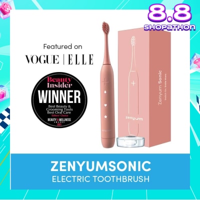 ZENYUM Sonic Electric Toothbrush (Matte Pink) 1s