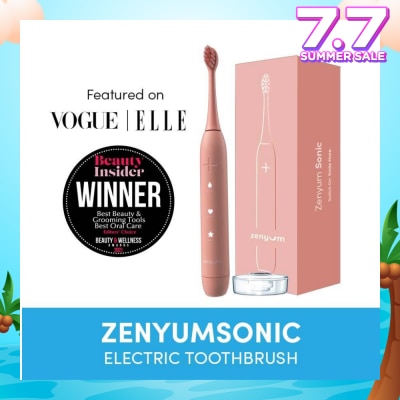 ZENYUM Sonic Electric Toothbrush (Matte Pink) 1s
