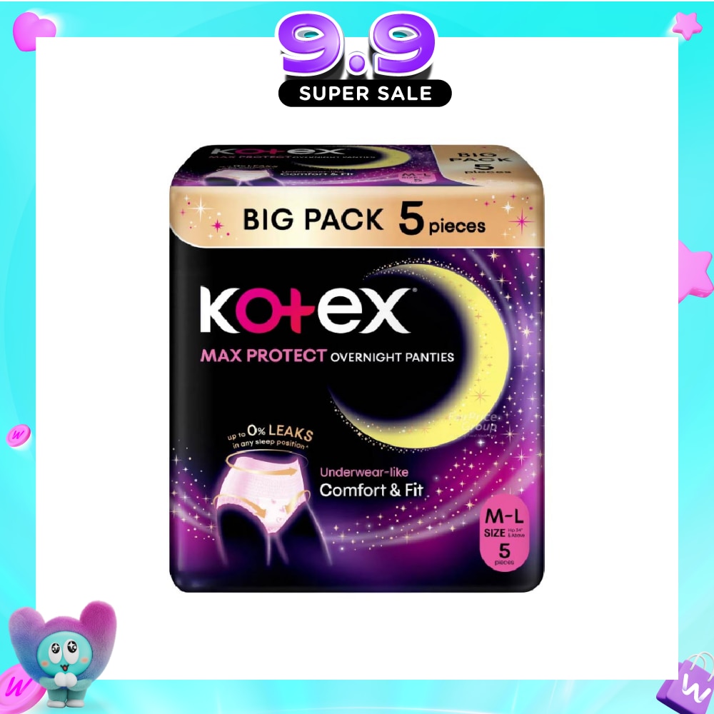 Max Protect Overnight Panties Size M-L 5s image