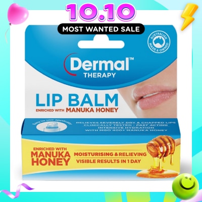 DERMAL THERAPY Lip Balm Enriched With Manuka Honey 10g image