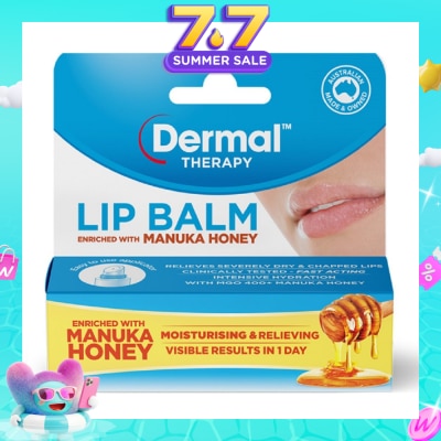 DERMAL THERAPY - Lip Balm Enriched With Manuka Honey 10g
