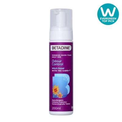 BETADINE® Odour Control Daily Use Feminine Wash Foam 200ml image