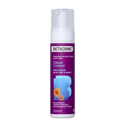 BETADINE® - Odour Control Daily Use Feminine Wash Foam 200ml