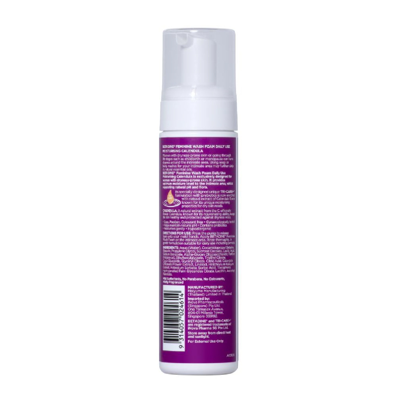 Odour Control Daily Use Feminine Wash Foam 200ml