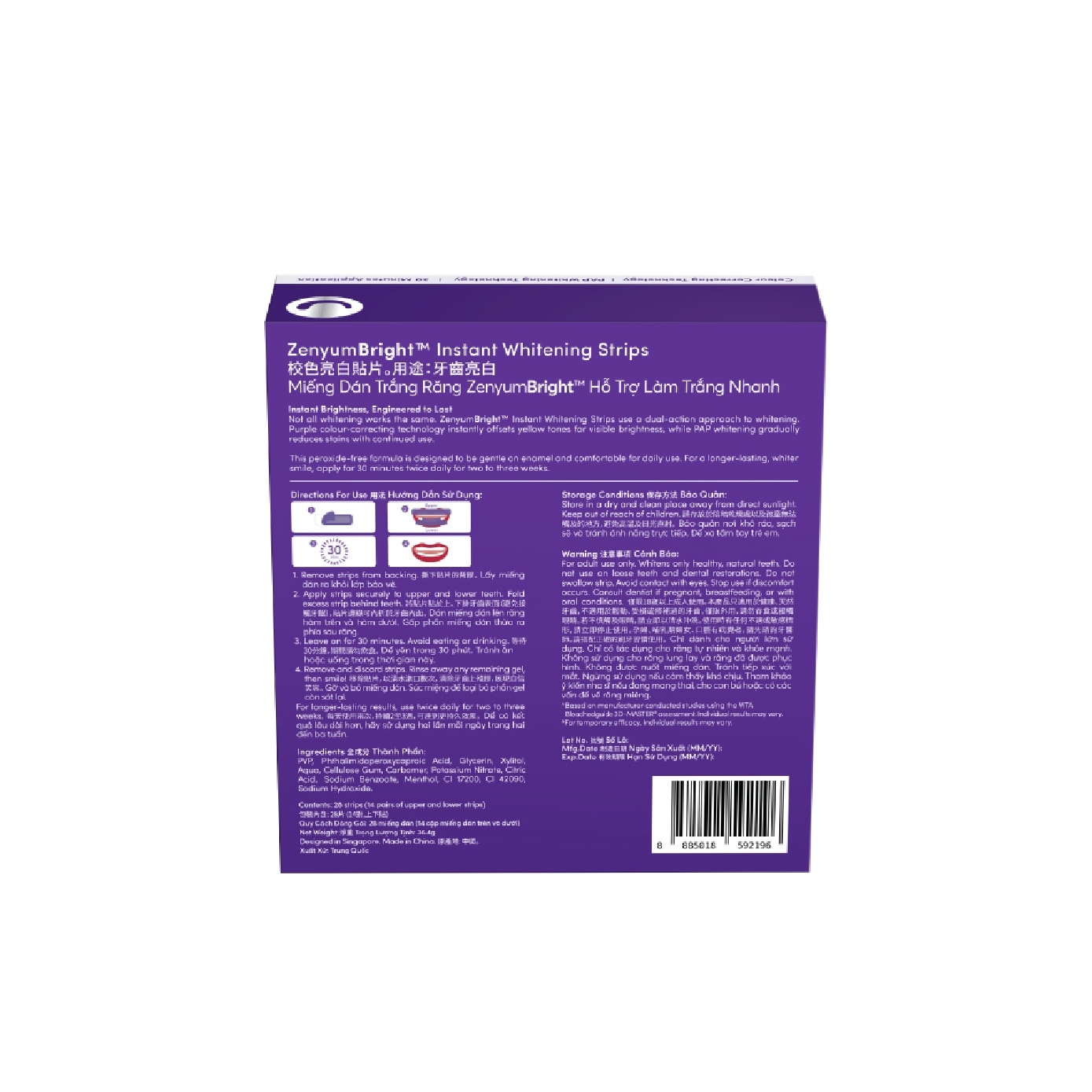 Bright™ Instant Whitening Strips 28s